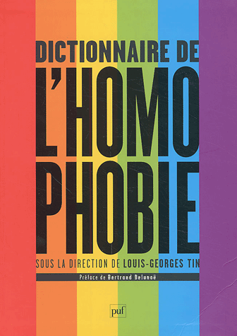 Dictionnaire de l’homophobie - photo